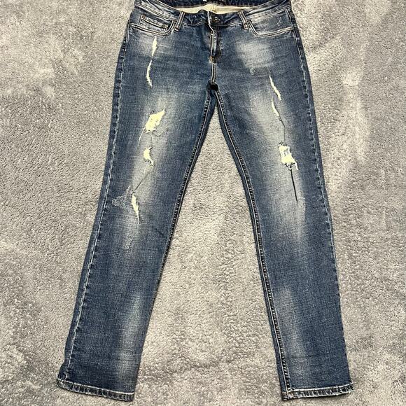 Kut from the Kloth Jeans Womens 12 (38x31.5) Catherine Boyfriend Blue Denim - Picture 1 of 11